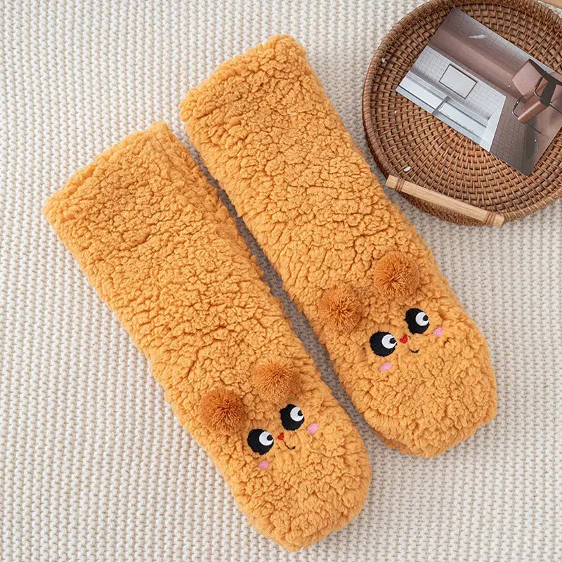 Thickened Winter Fuzzy Socks - Women's Warm Home Slipper Socks (8 Colors) - Peak Store Co.