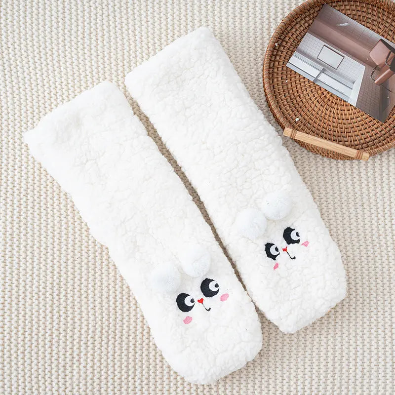 Thickened Winter Fuzzy Socks - Women's Warm Home Slipper Socks (8 Colors) - Peak Store Co.