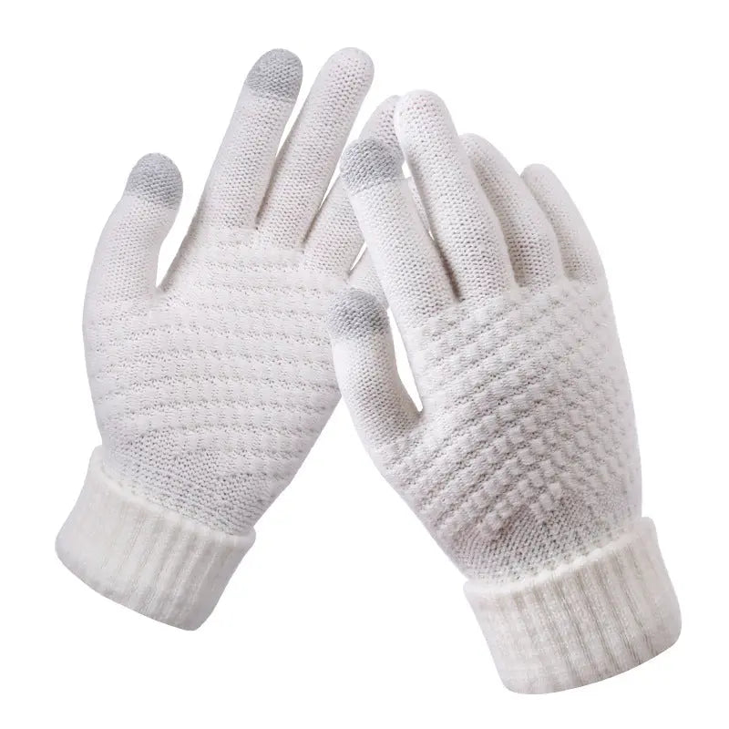 Couple knitted gloves touch screen gloves Peak Store Co.