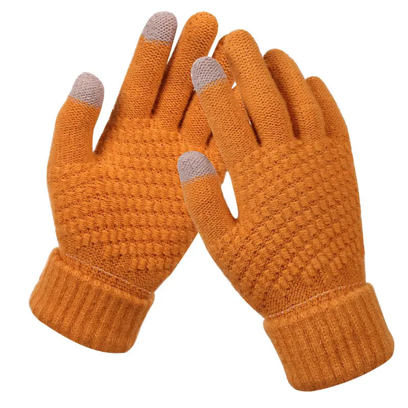 Couple knitted gloves touch screen gloves Peak Store Co.