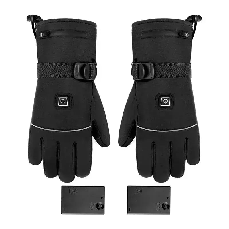 USB Heated Winter Gloves - Waterproof Thermal Gloves with Heating Pads for Skiing, Cycling, Motorcycle - Peak Store Co.