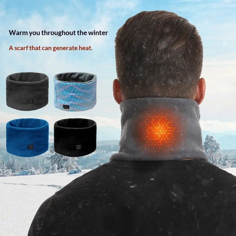 Three Speed Fleece USB Powered Heated Neck Gaiter - Peak Store Co.