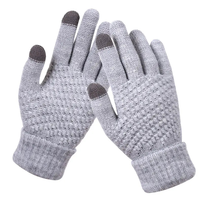 Couple knitted gloves touch screen gloves Peak Store Co.
