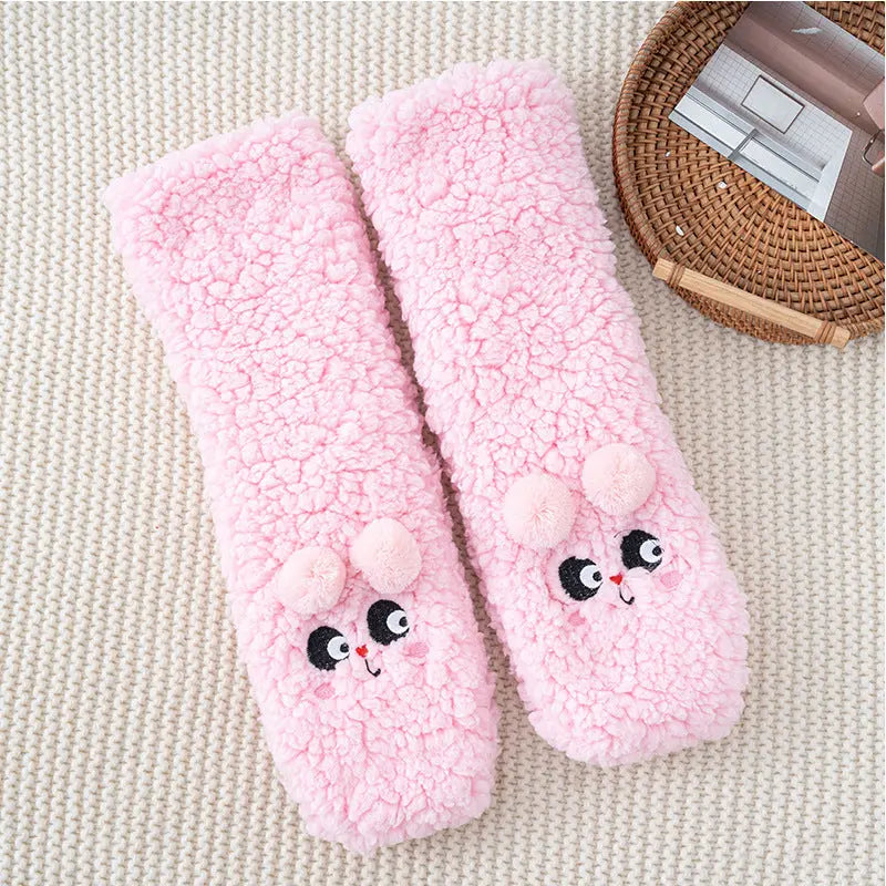 Thickened Winter Fuzzy Socks - Women's Warm Home Slipper Socks (8 Colors) - Peak Store Co.