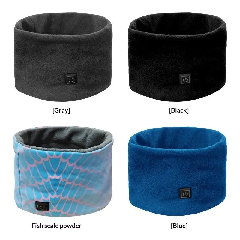 Three Speed Fleece USB Powered Heated Neck Gaiter - Peak Store Co.