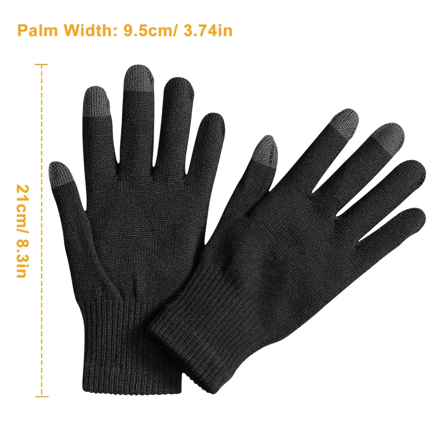 3 Color Options 1 Pair Unisex Winter Knit Gloves - Peak Store Co.
