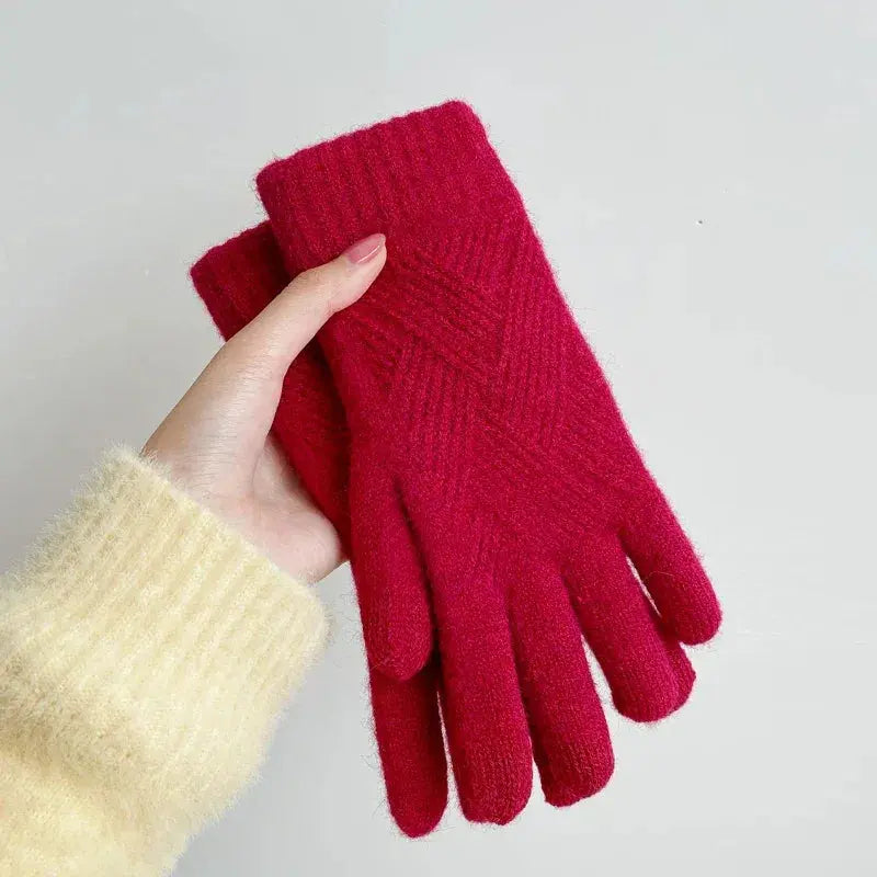 Premium Cashmere Touchscreen Gloves - Double-Layer Thermal Winter Gloves (Unisex) - Peak Store Co.