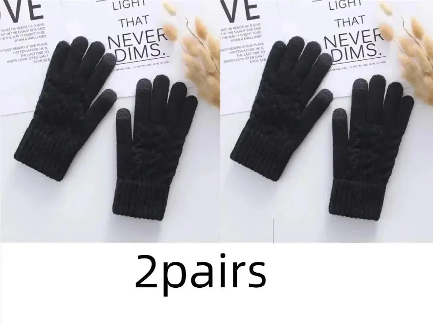 Unisex Touchscreen Winter Gloves - Fleece Lined Full Finger for Cycling & Driving - Peak Store Co.