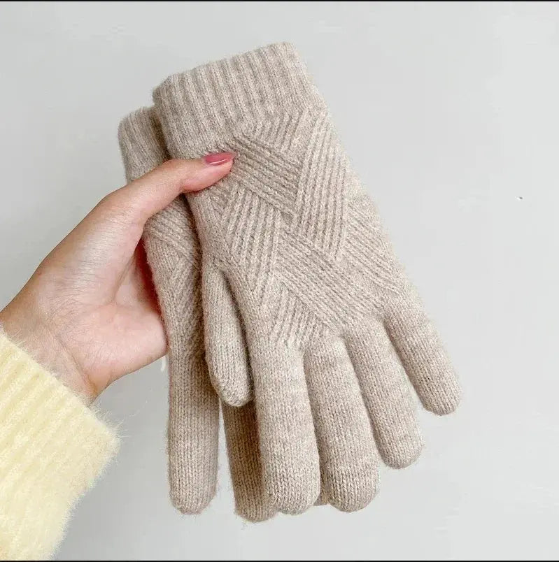 Premium Cashmere Touchscreen Gloves - Double-Layer Thermal Winter Gloves (Unisex) - Peak Store Co.
