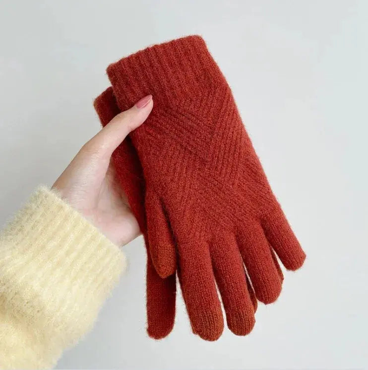 Premium Cashmere Touchscreen Gloves - Double-Layer Thermal Winter Gloves (Unisex) - Peak Store Co.