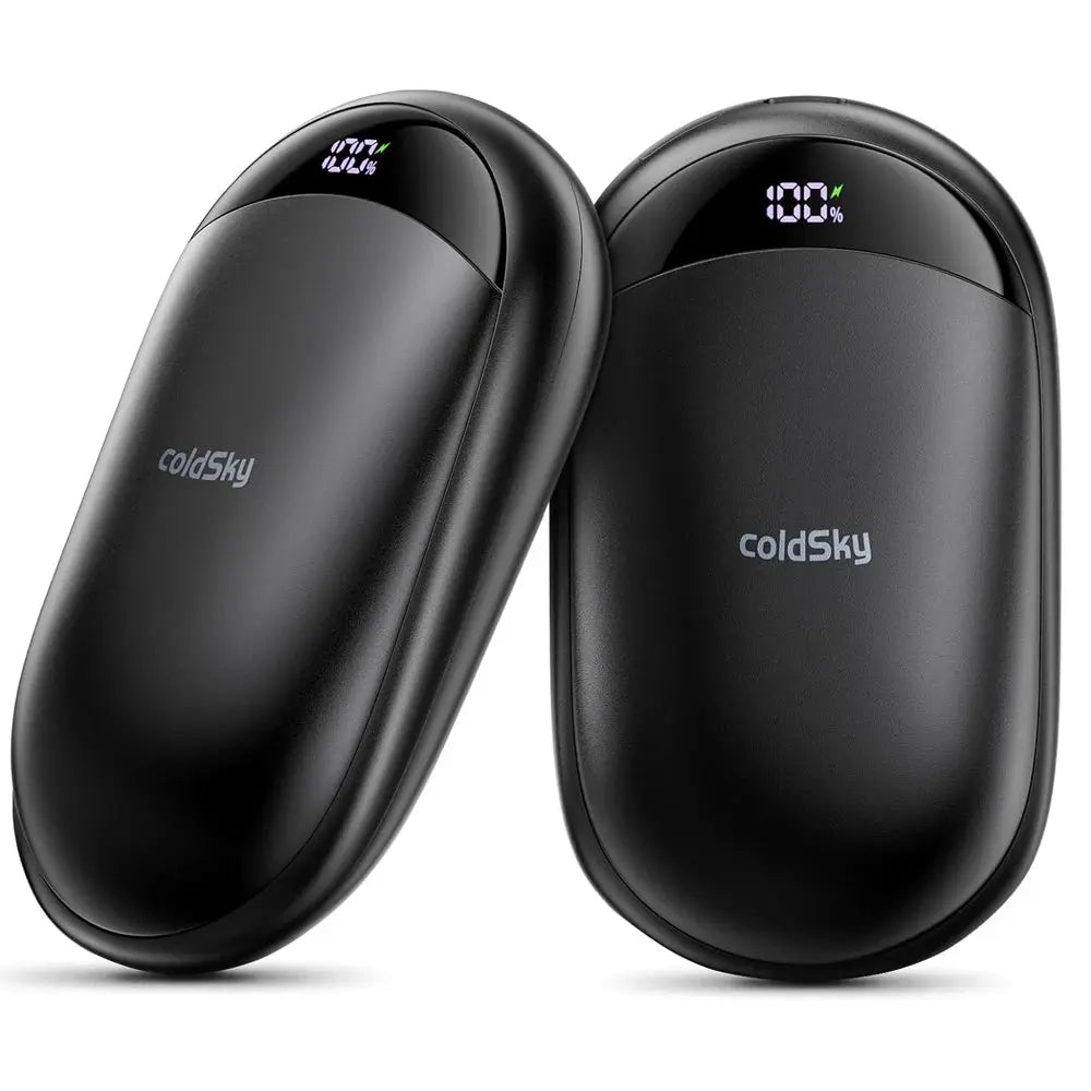 Hand Warmers Rechargeable 2 Pack Magnetic 3 Settings Fast Heating Electric Portable Pocket Heater for Women Men Outdoor Camping - Peak Store Co.