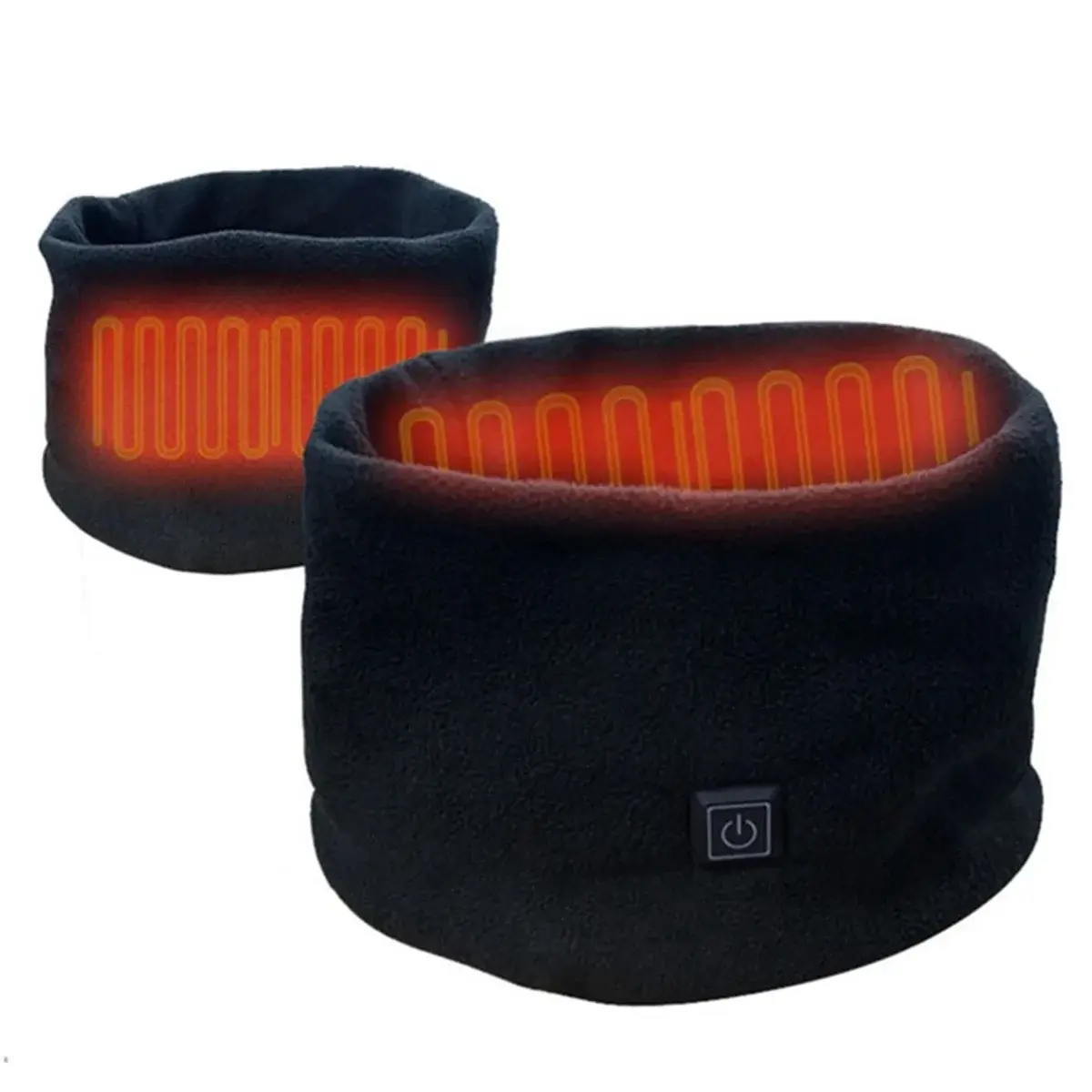 Winter Electric Heated Scarf Neck Wrap USB Rechargeable Neck Warmer 3 Speed Adjustment Fleece Scarf for Cycling Skiing - Peak Store Co.