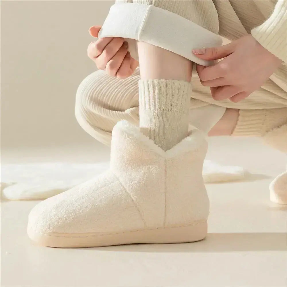 3-Pack Women's Wool Winter Socks - Thick Plush Postpartum & Sleep Snow Socks - Peak Store Co.