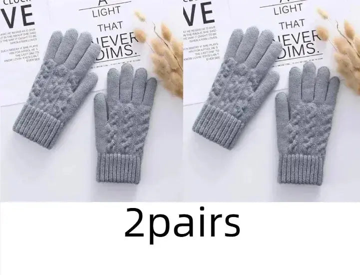 Unisex Touchscreen Winter Gloves - Fleece Lined Full Finger for Cycling & Driving - Peak Store Co.
