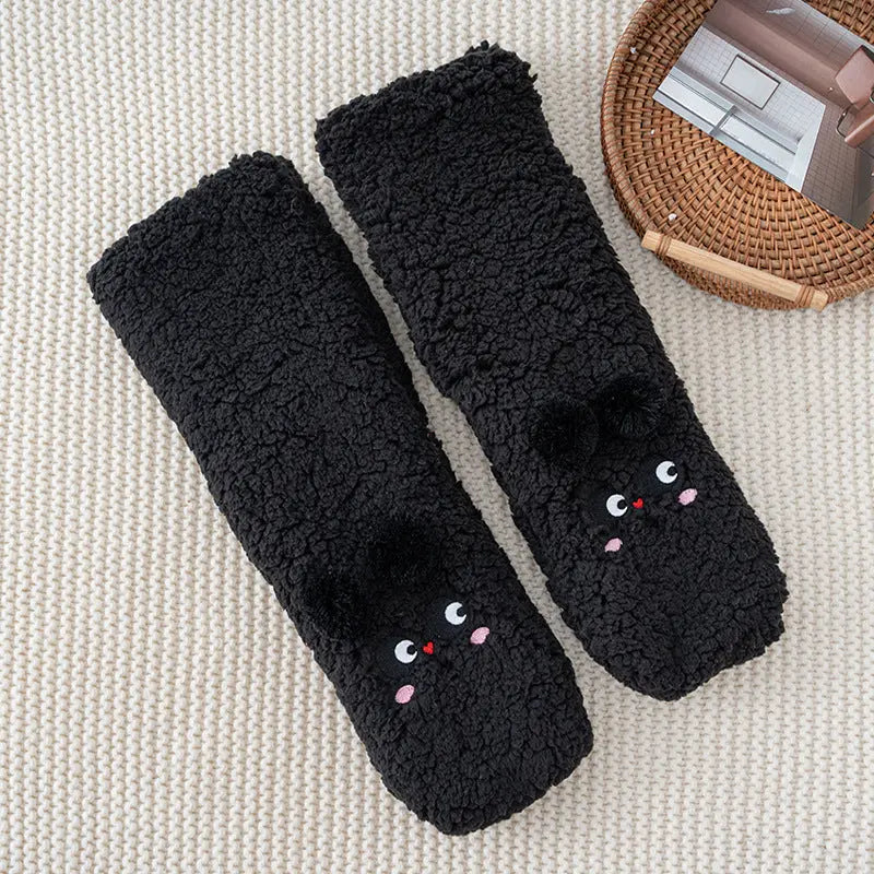 Thickened Winter Fuzzy Socks - Women's Warm Home Slipper Socks (8 Colors) - Peak Store Co.