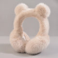 Korean Style Bear Ear Muffs - Winter Animal Ear Warmers (5 Colors) - Peak Store Co.